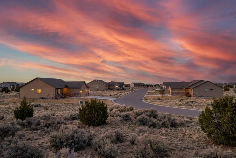 Pueblo West, CO at dusk