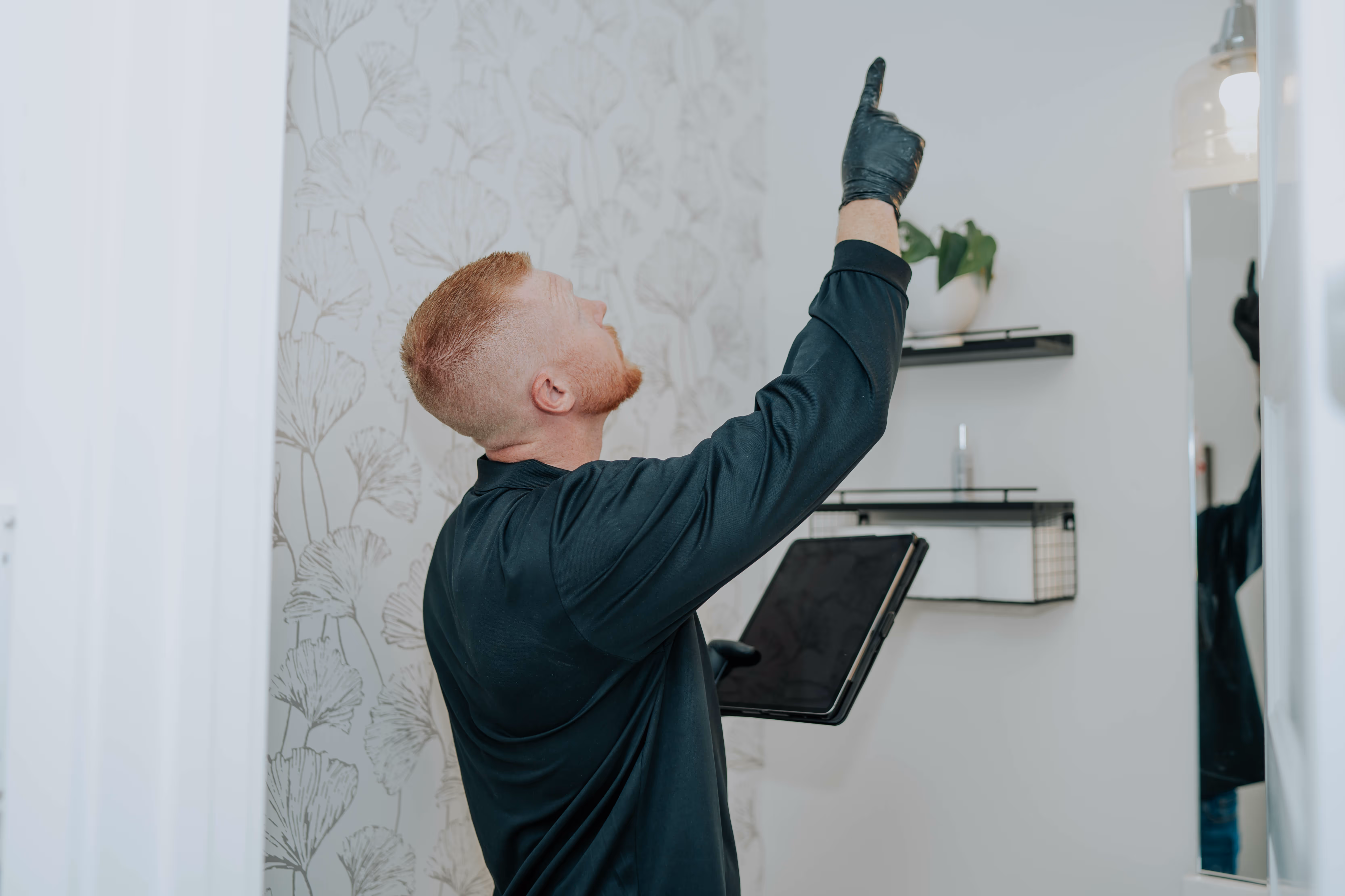Pure Maintenance of Pueblo specialist inspecting a property